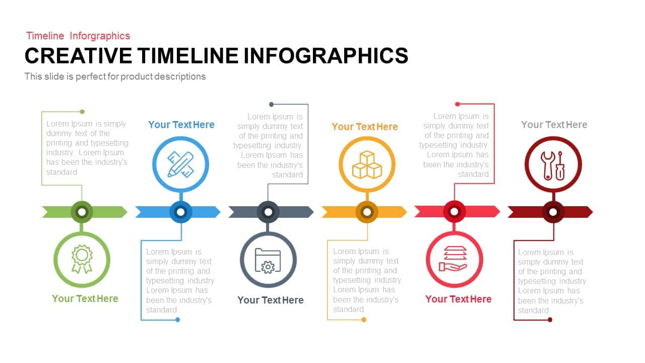 Creative Infographics Timeline PowerPoint Template ...