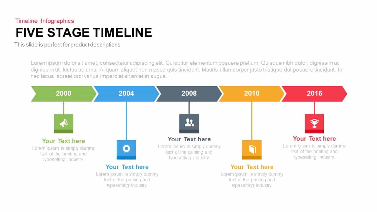 Get Powerpoint Template Timeline Free Download PNG