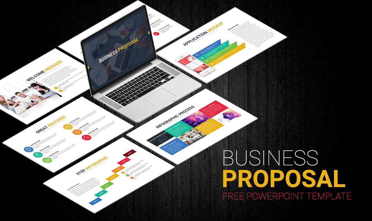Free Business Proposal template for PowerPoint Keynote and Google