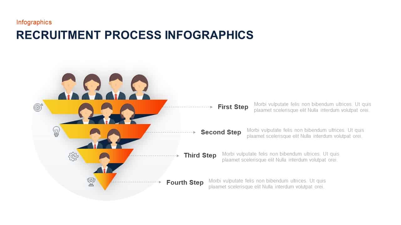 Recruitment Process Infographic PowerPoint Template & Keynote